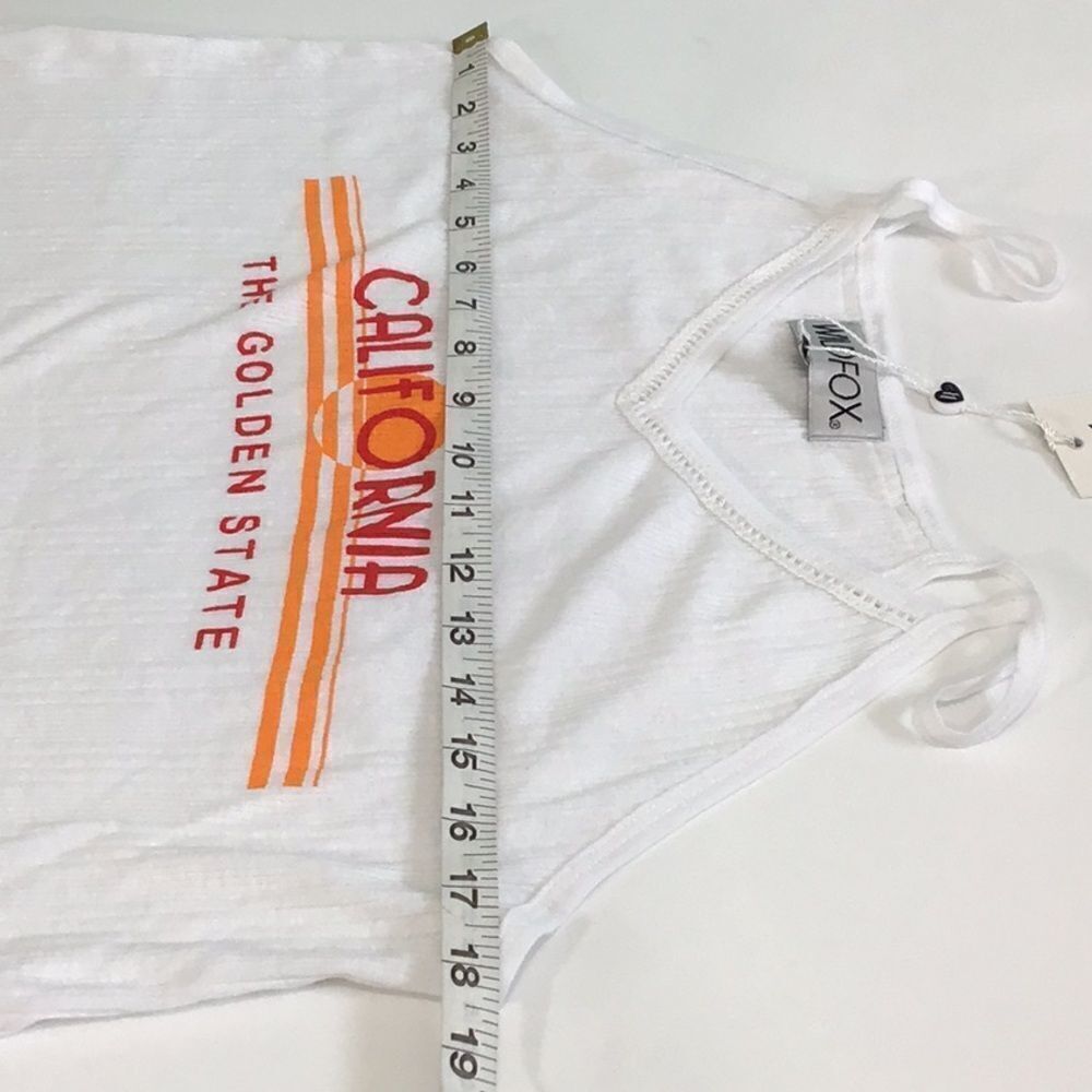 Wildfox California The Golden State Tank Size S - Picture 5 of 6